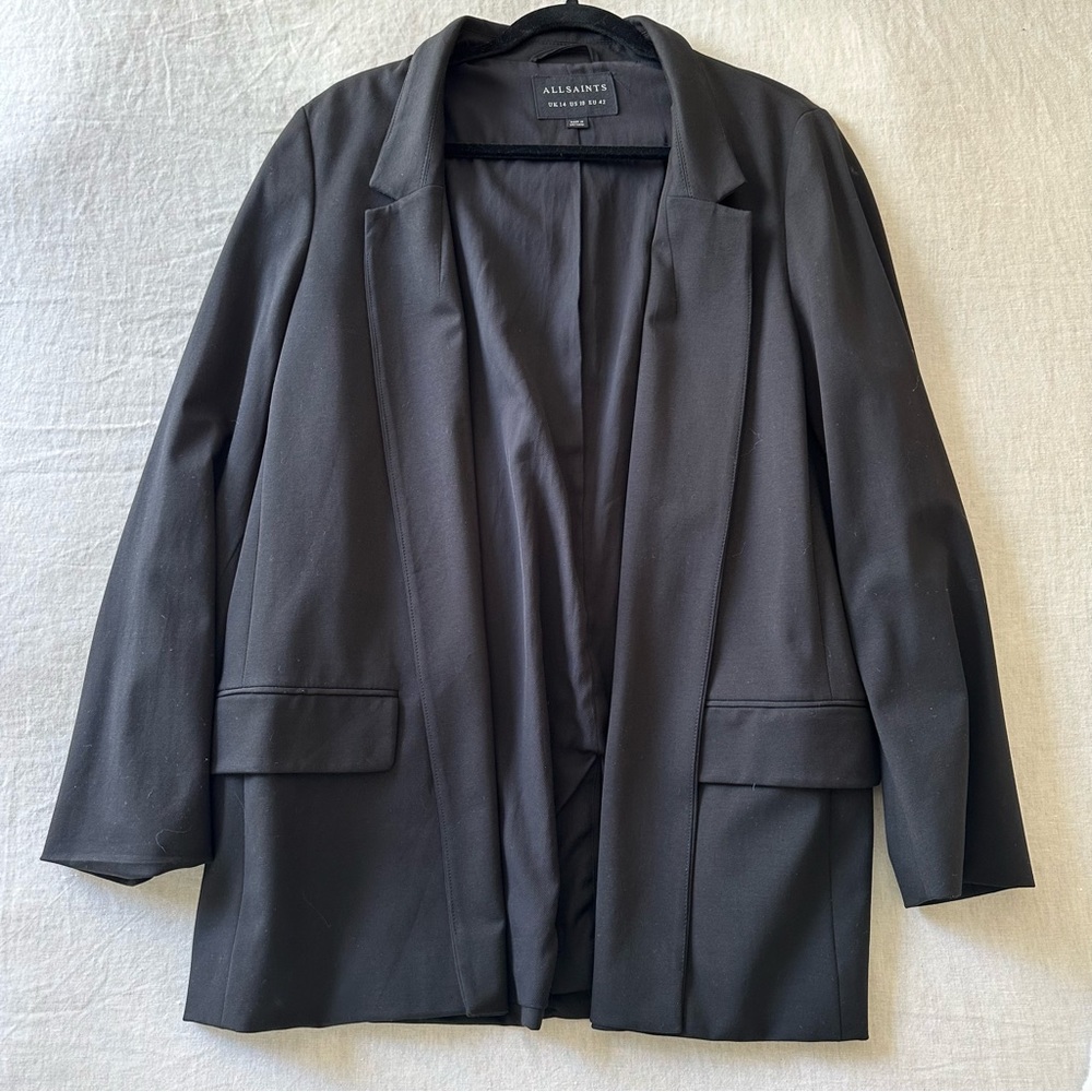 All Saints black blazer
